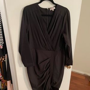 Monif C Asymmetrical Black Dress - Size 1X